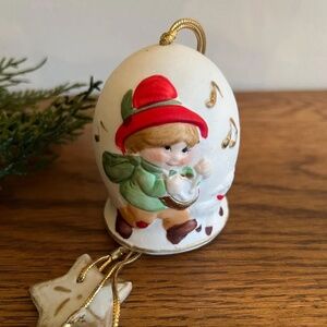 1980 Jasco Porcelain Ornament | Vintage Christmas Figurine Ornament